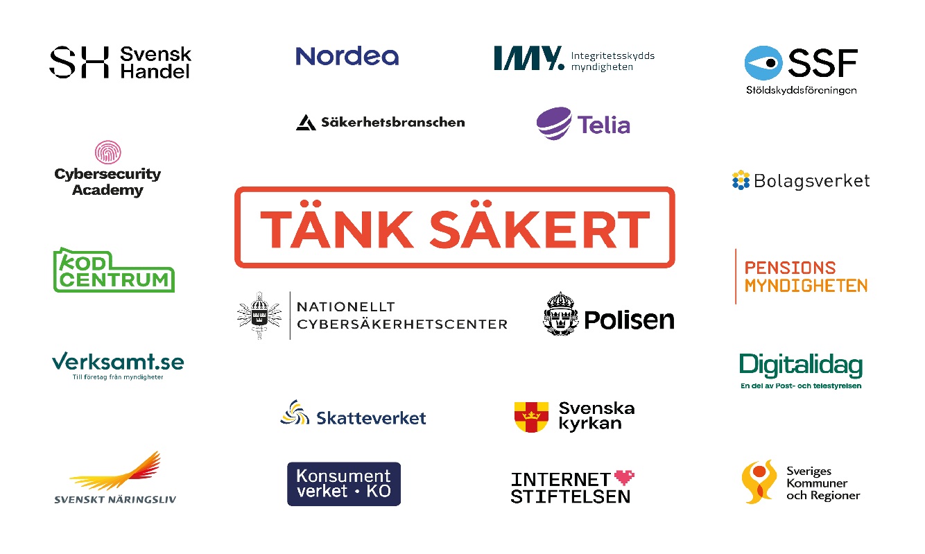Tänk säkert 2026 samarbetspartners